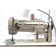 Singer 211U66A Walking Foot Needle Feed Lockstitch Straight Stitch Industrial Sewing Machine 